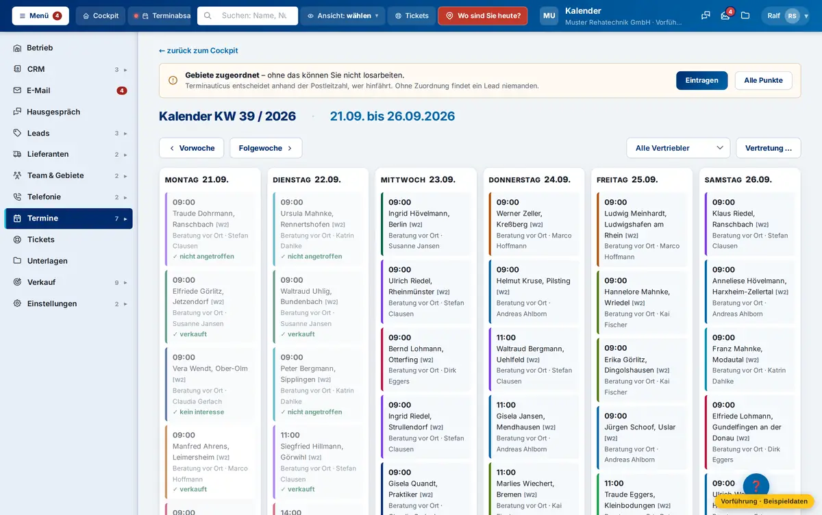 Die Woche der Disposition – Muster Rehatechnik GmbH